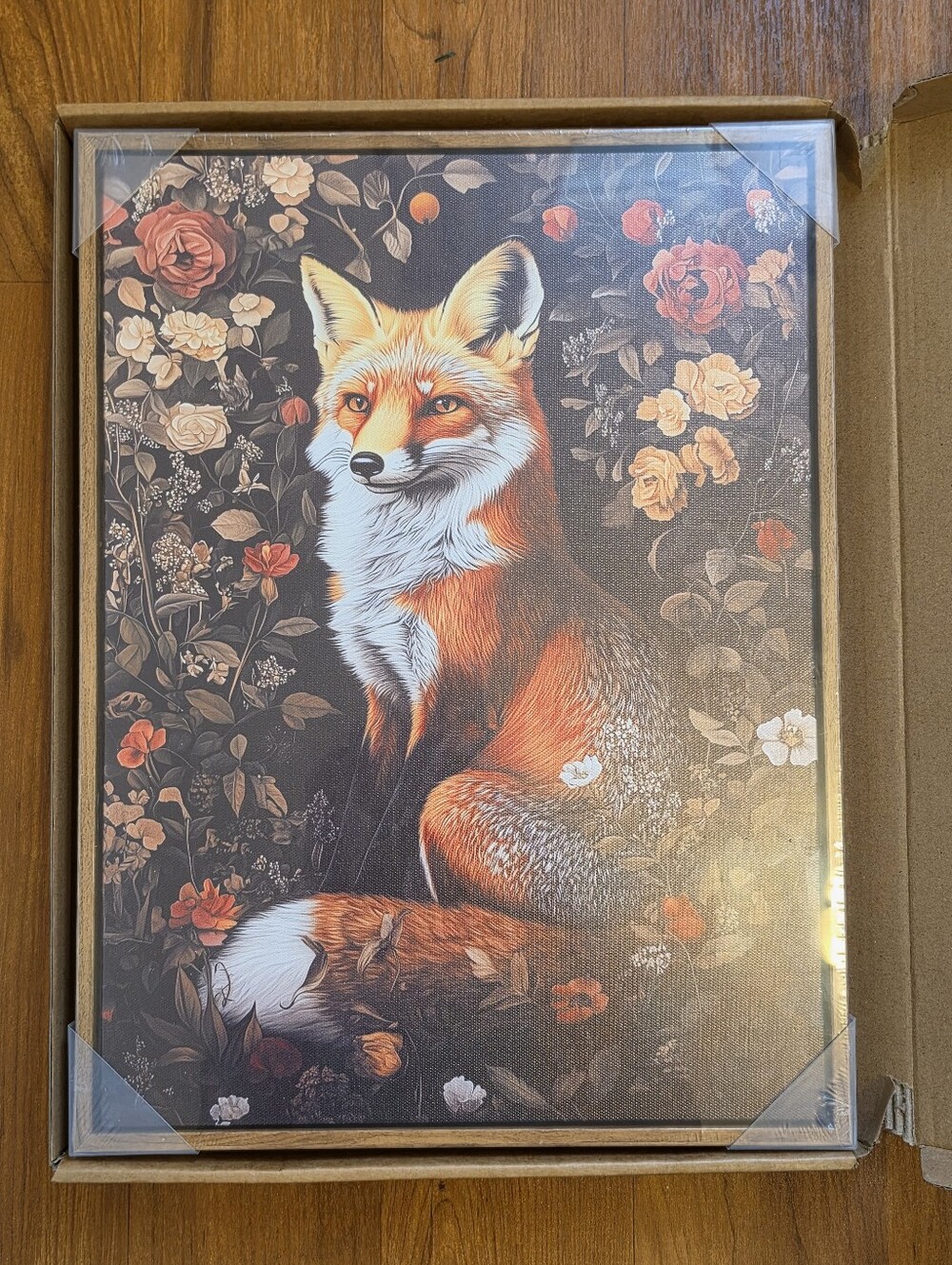 Rust Red Fox Wall Art - 12" X 16"